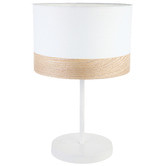 Lunescent Lighting Tambura Fabric Table Lamp