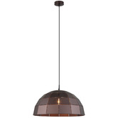 Lunescent Lighting Tiled Armis 40cm Iron Pendant Light