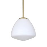 Lunescent Lighting Ciotola Glass &amp; Iron Pendant Light