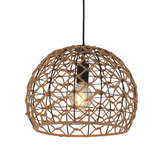Lunescent Lighting Canamo Dome Hemp Rope Pendant Light