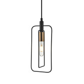 Lunescent Lighting Contour Rectangular Iron Pendant Light