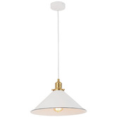 Lunescent Lighting Cerema Cone Iron Pendant Light