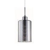 Lunescent Lighting Espejo Glass &amp; Iron Pendant Light