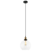 Lunescent Lighting Pesini Glass &amp; Iron Pendant Light