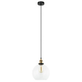 Lunescent Lighting Pesini Glass &amp; Iron Pendant Light