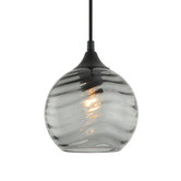 Lunescent Lighting Marbre Glass &amp; Iron Pendant Light