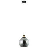 Lunescent Lighting Pesini Glass &amp; Iron Pendant Light