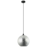 Lunescent Lighting Roche Glass &amp; Iron Pendant Light
