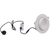 Lunescent Lighting Snorkel Dual Power &amp; Tri-CCT Downlight