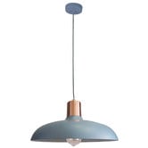 Lunescent Lighting Pastel Dome Iron Pendant Light