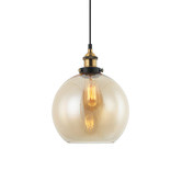 Lunescent Lighting Pesini Glass &amp; Iron Pendant Light