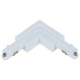 Lunescent Lighting 1 Circuit 3 Wire Right L-Piece Track Connector