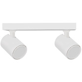 Lunescent Lighting Spot Aluminium Adjustable 2 Lamp Spotlight
