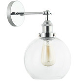 Lunescent Lighting Pesini Glass &amp; Iron Wall Sconce