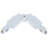 Lunescent Lighting 1 Circuit 3 Wire Left Elbow Track Connector