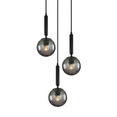 Lunescent Lighting Trattino Glass Orb 3 Light Cluster Pendant