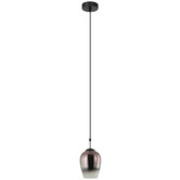 Lunescent Lighting Vinum Glass &amp; Iron Pendant Light