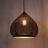 Lunescent Lighting Marrakesh Ellipse Iron Pendant Light