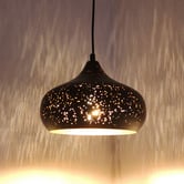 Lunescent Lighting Marrakesh Perforated Metal Pendant Light