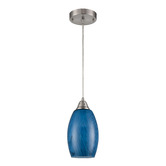 CLA Lighting Blue Glaze Glass Pendant Light | Temple & Webster