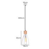 Lunescent Lighting Black Lowther 1 Light Iron Pendant