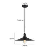 Lunescent Lighting Ashstead Black Iron Pendant Light