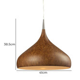 Lunescent Lighting Eden Argill 1 Light Steel Pendant