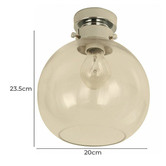 Lunescent Lighting 23.5cm DIY Glass Batten Light