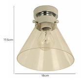 Lunescent Lighting Layos Iron Glass DIY Batten Fix Light
