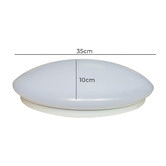Lunescent Lighting Dimmable Oyster Light