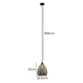 Lunescent Lighting Rictus 32cm Glass Pendant Light