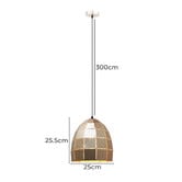 Lunescent Lighting Armis Tiled Bell Iron Pendant Light