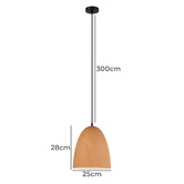 Lunescent Lighting Ligna 28cm Aluminium Pendant Light