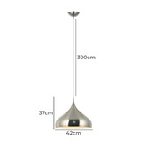 Lunescent Lighting Zara 42cm Pendant Light