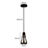 Lunescent Lighting Dragley ES 1 Light Glass Pendant Light