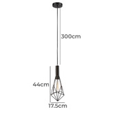 Lunescent Lighting Band 44cm Iron Pendant Light