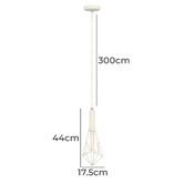 Lunescent Lighting Band 44cm Iron Pendant Light