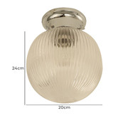 Lunescent Lighting Haylo Glass DIY Batten Fix Light