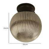 Lunescent Lighting Haylo Glass DIY Batten Fix Light