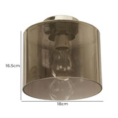 Lunescent Lighting Glasson Glass Drum DIY Batten Light