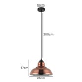 Lunescent Lighting Lamina Metal Pendant Light