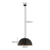 Lunescent Lighting Marrakesh Dome Iron Pendant Light