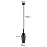 Lunescent Lighting Marrakesh Bottle Pendant Light