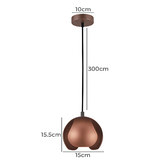 Lunescent Lighting Vaina Iron Pendant Light