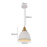 Lunescent Lighting Cerema Bell Pendant Light