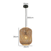 Lunescent Lighting Cesta Bamboo Pendant Light