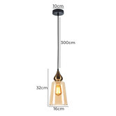 Lunescent Lighting Jerez Tapered Cylinder Glass Pendant Light