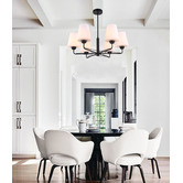 CLA Lighting Abbey 6 Light Glass Pendant | Temple & Webster