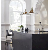 Lunescent Lighting Gair 1 Light Steel Pendant