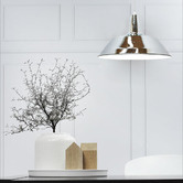 Lunescent Lighting Gair 1 Light Steel Pendant